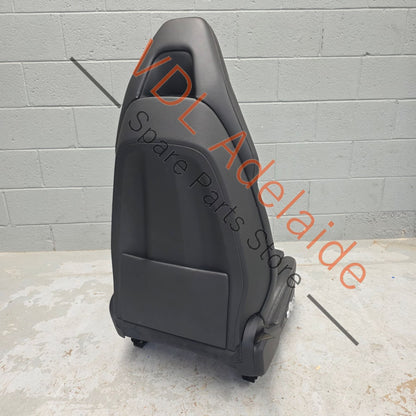 971881806FBGDB     Porsche Panamera Front Right Seat with Crest Logo Emblem in Headrest 971881806FB GDB