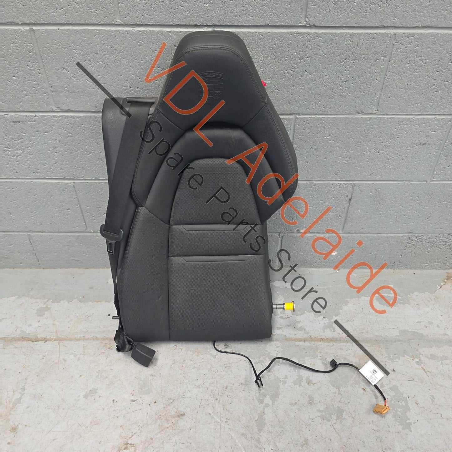 974885805JGDB     Porsche Panamera 971 Rear Left Seat Back Backrest 974885805J GDB with Porsche Crest