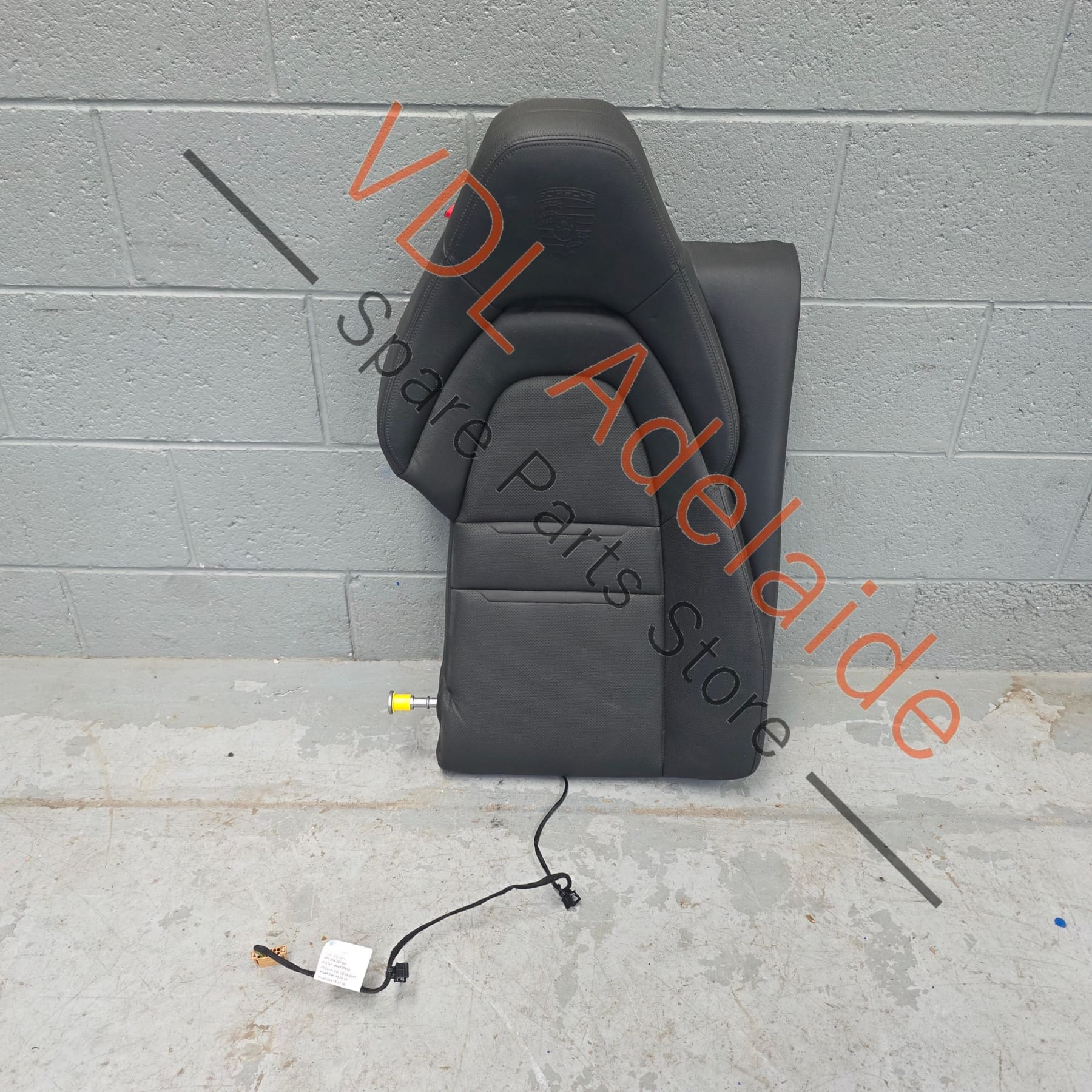 974885806JGDB     Porsche Panamera 971 Rear Right Seat Back Backrest 974885806J GDB with Porsche Crest