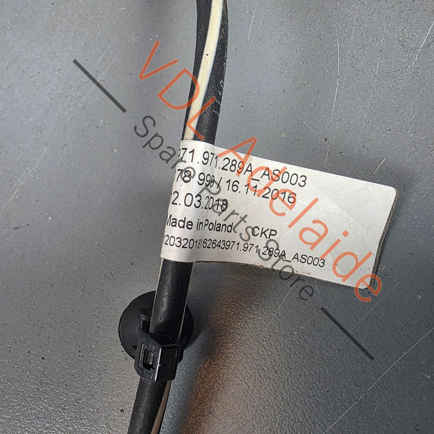 971971289A     Porsche Panamera 971 Rear Air Suspension Cable Harness 971971289A