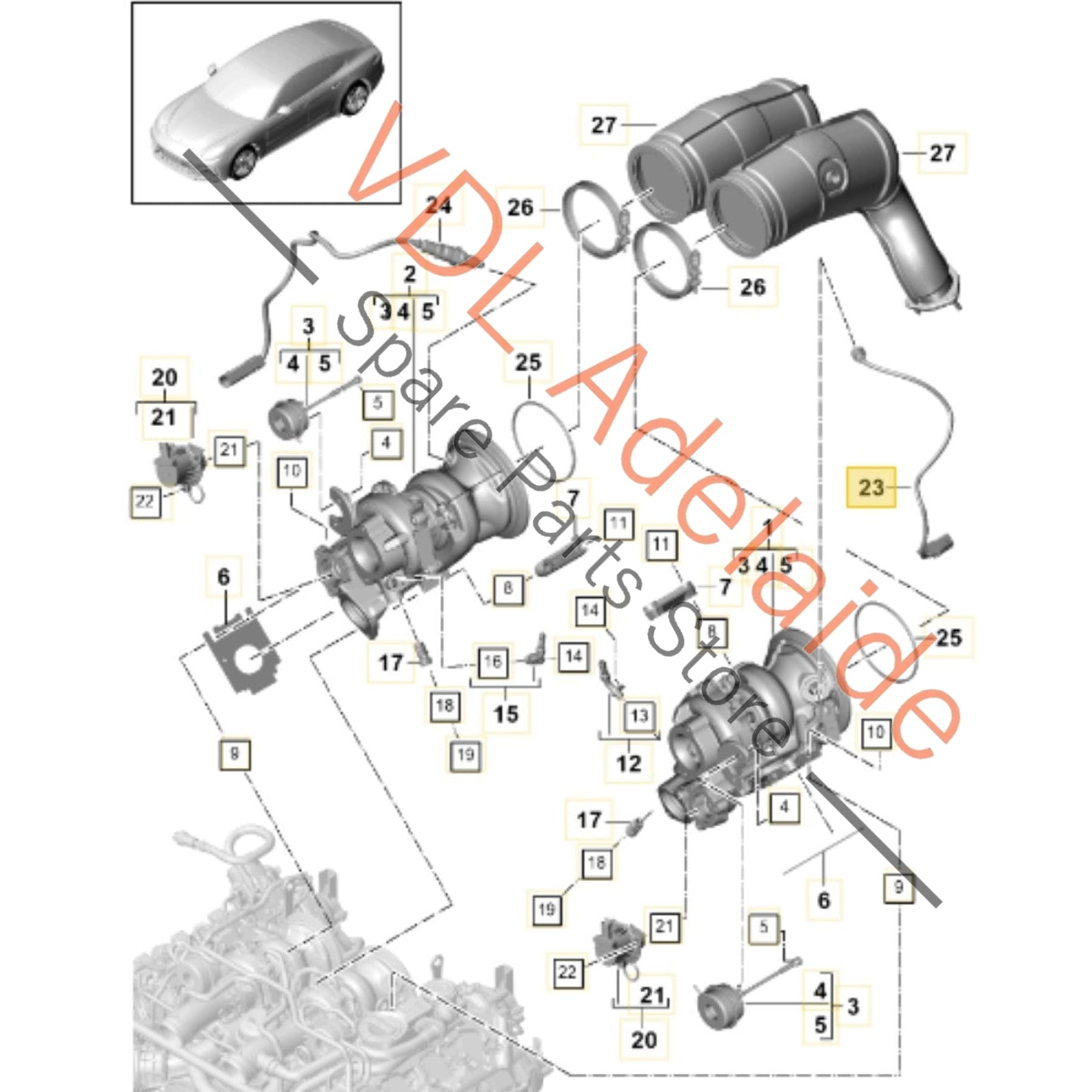8W0906265L PAC906265A    Poesche Audi VW Lambda Probe 8W0906265L PAC906265A