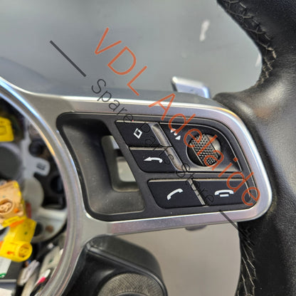 971419091SFA34 971959256G 95B419732BGT8 971998540GT8  Porsche PSRB Sport Mode Chrono Multifunction Black Steering Wheel w PDK Paddles 971419091DH 971419091SF A34
