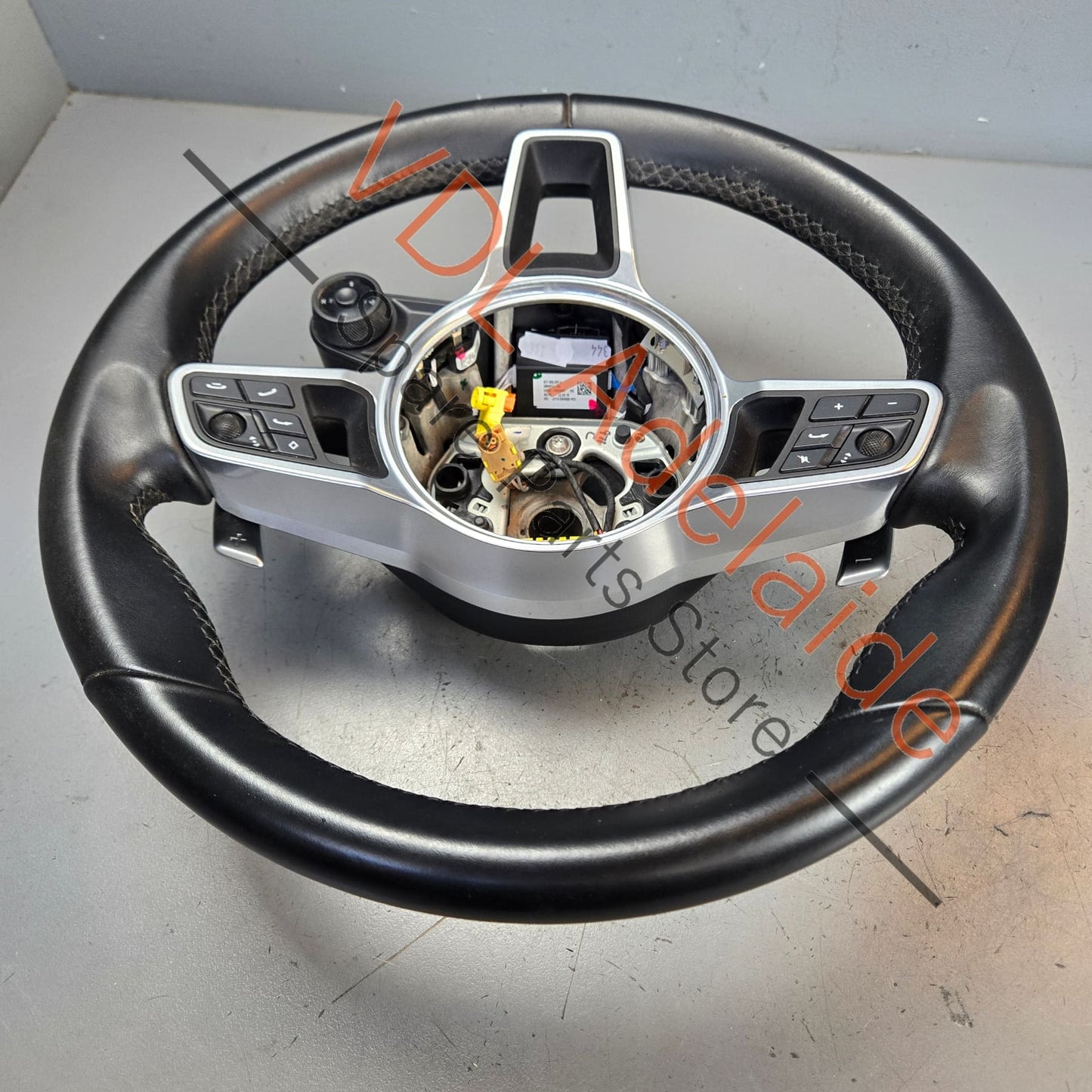 971419091SFA34 971959256G 95B419732BGT8 971998540GT8  Porsche PSRB Sport Mode Chrono Multifunction Black Steering Wheel w PDK Paddles 971419091DH 971419091SF A34
