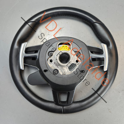 971419091SFA34 971959256G 95B419732BGT8 971998540GT8  Porsche PSRB Sport Mode Chrono Multifunction Black Steering Wheel w PDK Paddles 971419091DH 971419091SF A34