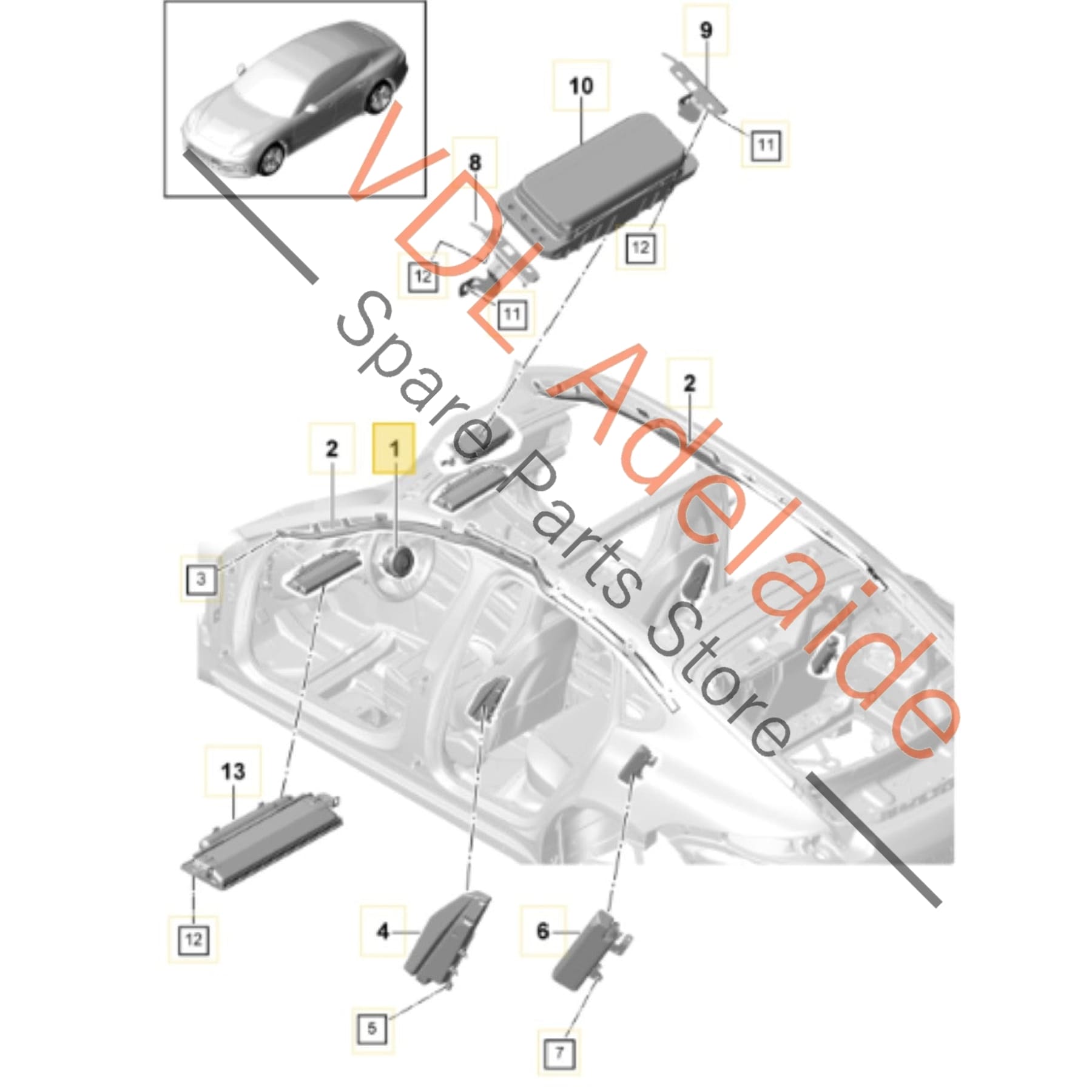 971880201M 95b880201m 7P5880201K 971880201T  Porsche Steering Wheel Airbag 971880201M 7P5880201K 95B880201M
