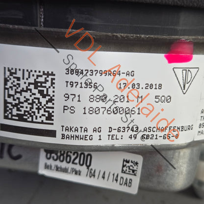 971880201M 95b880201m 7P5880201K 971880201T  Porsche Steering Wheel Airbag 971880201M 7P5880201K 95B880201M