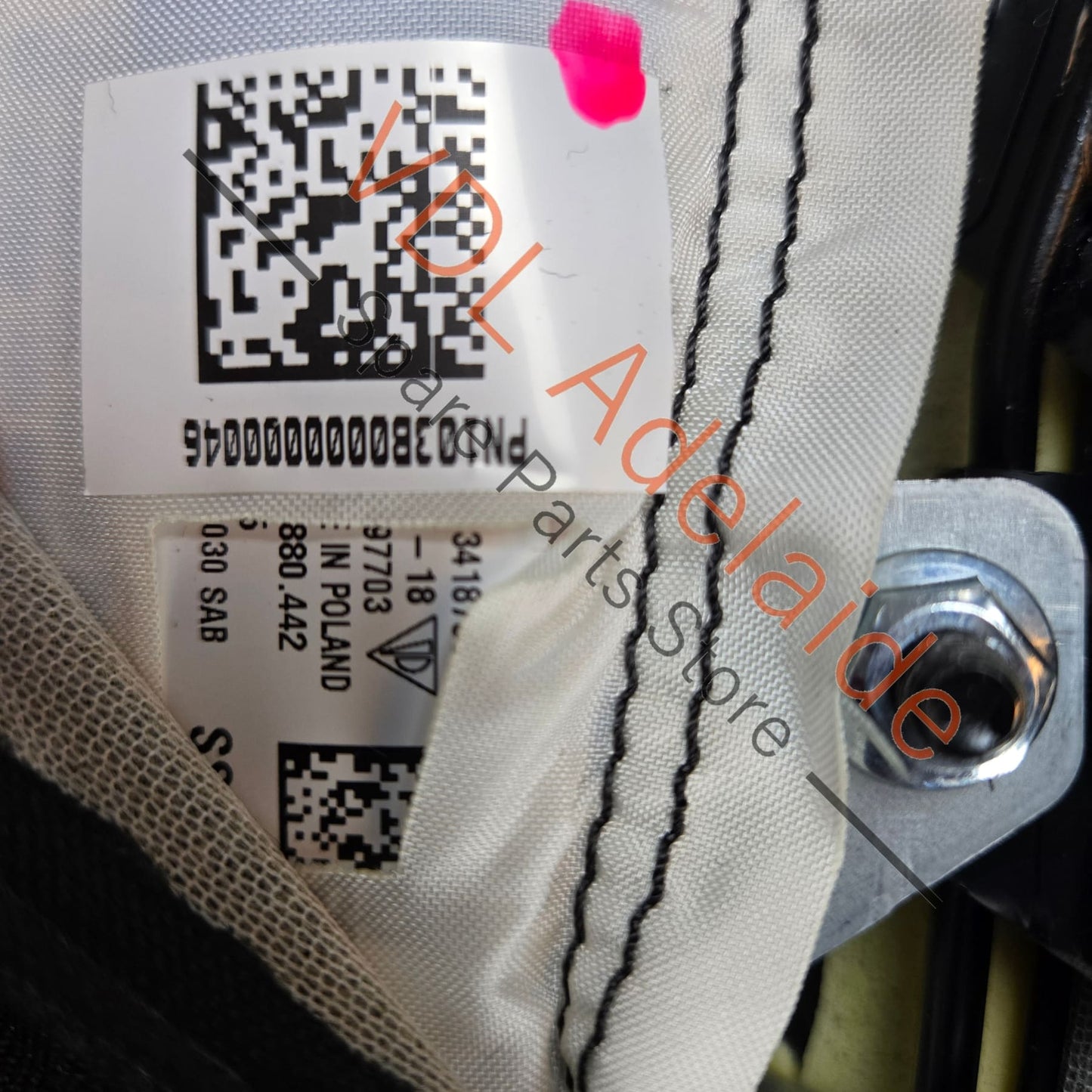 971880442A     Porsche Panamera 971 Right Side Rear Airbag 971880442A