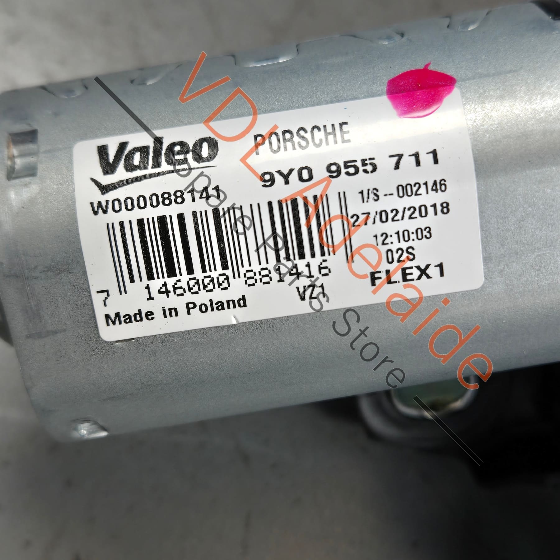 9Y0955711    Porsche Panamera 971 Cayenne 9Y E3 Rear Windscreen Wiper Motor 9Y0955711