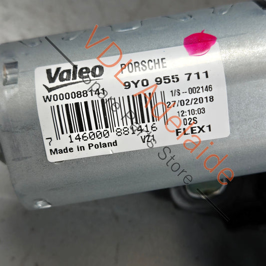 9Y0955711    Porsche Panamera 971 Cayenne 9Y E3 Rear Windscreen Wiper Motor 9Y0955711