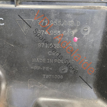 971955453D 971955463   Porsche Panamera Turbo 971 Windscreen Washer Fluid Tank Reservoir Bottle