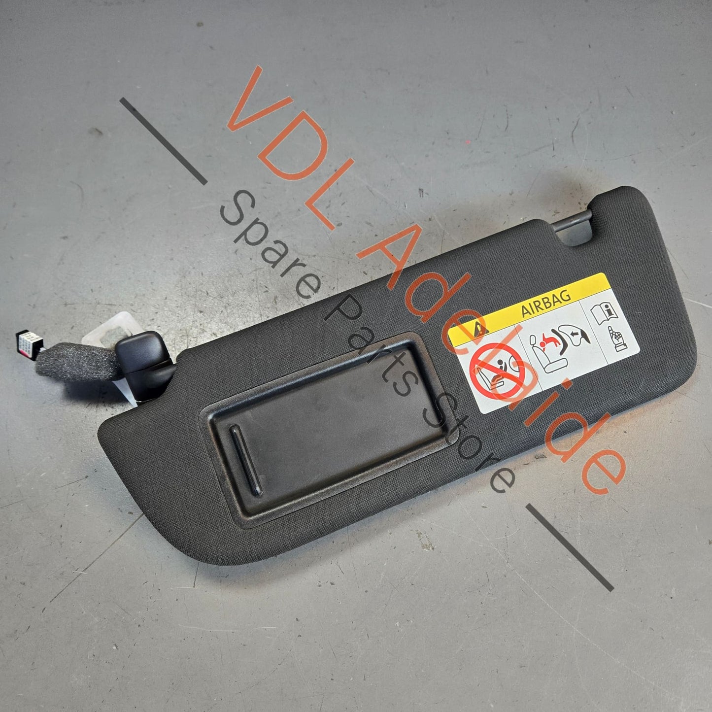 971857551P    Porsche Panamera 971 Left Side Sun Visor Black 971857551P