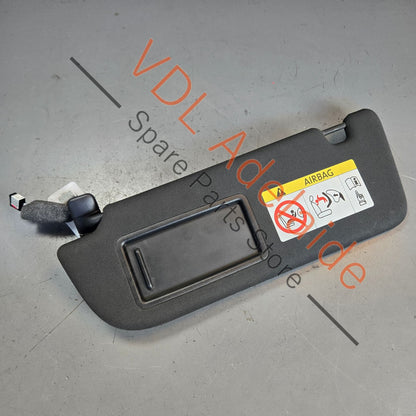 971857551P    Porsche Panamera 971 Left Side Sun Visor Black 971857551P