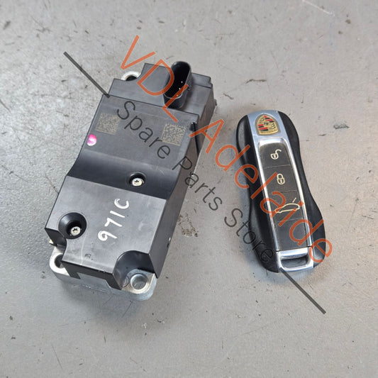 3Q0905861A PAA905861   Porsche Ignition Steering Column Lock Module with matching Key PAA905861 3Q0905861A