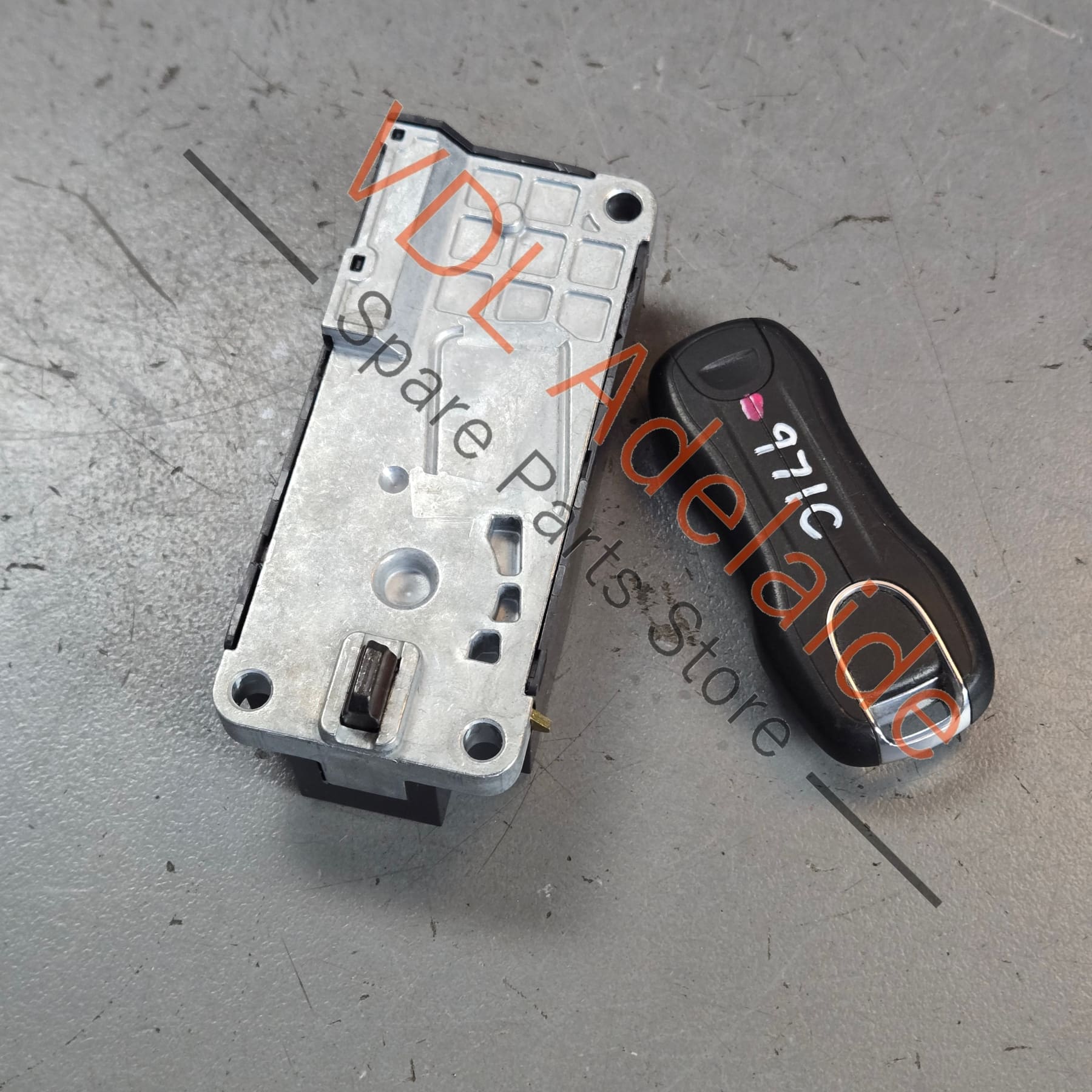3Q0905861A PAA905861   Porsche Ignition Steering Column Lock Module with matching Key PAA905861 3Q0905861A