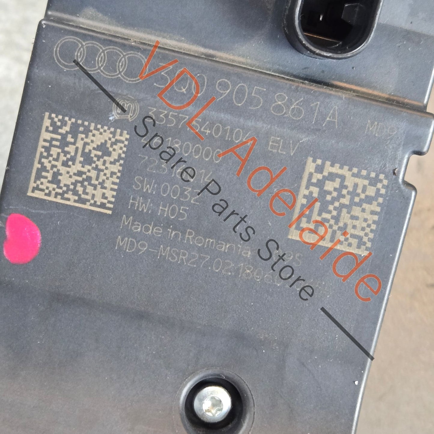 3Q0905861A PAA905861   Porsche Ignition Steering Column Lock Module with matching Key PAA905861 3Q0905861A