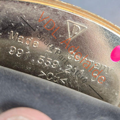 9P1853601    Porsche Bonnet Badge Emblem Gold 9P1853601 Cayenne 911 Boxster Macan