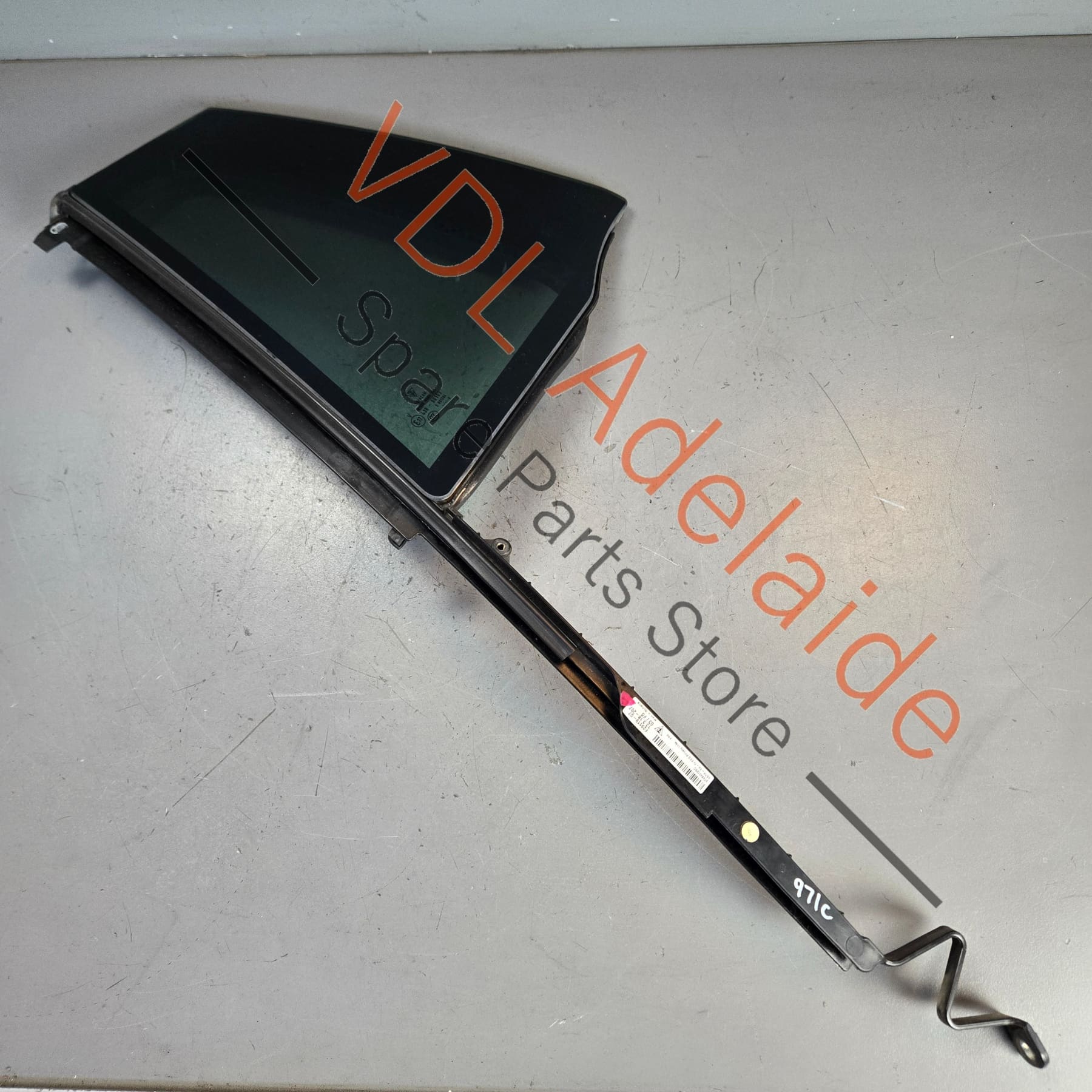 974845025C    Porsche Panamera Turismo 971 Rear Left Door Quarter Window Privacy Glass Tinted