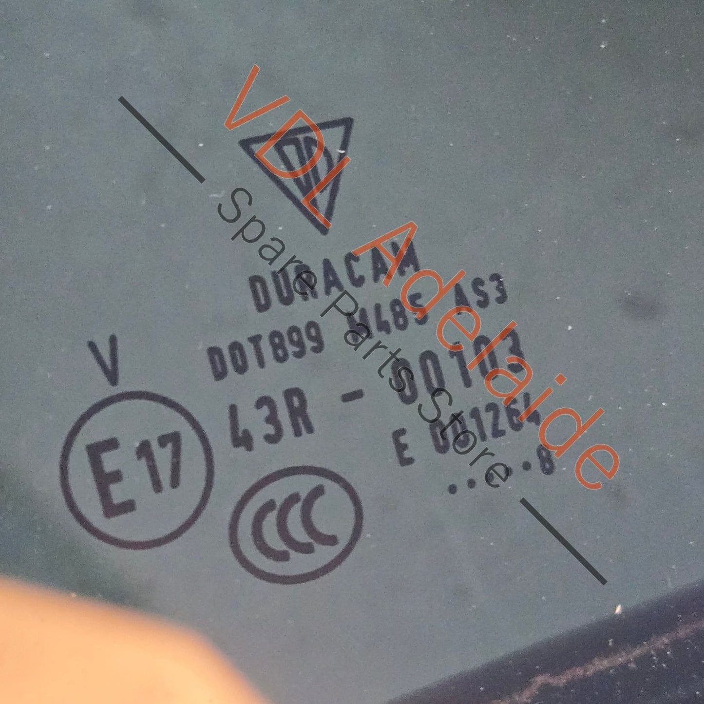 974845025C    Porsche Panamera Turismo 971 Rear Left Door Quarter Window Privacy Glass Tinted