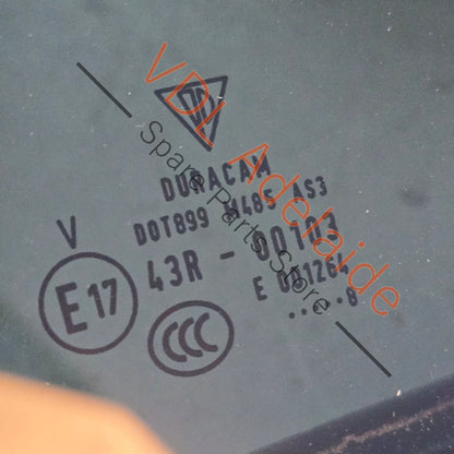 974845025C    Porsche Panamera Turismo 971 Rear Left Door Quarter Window Privacy Glass Tinted