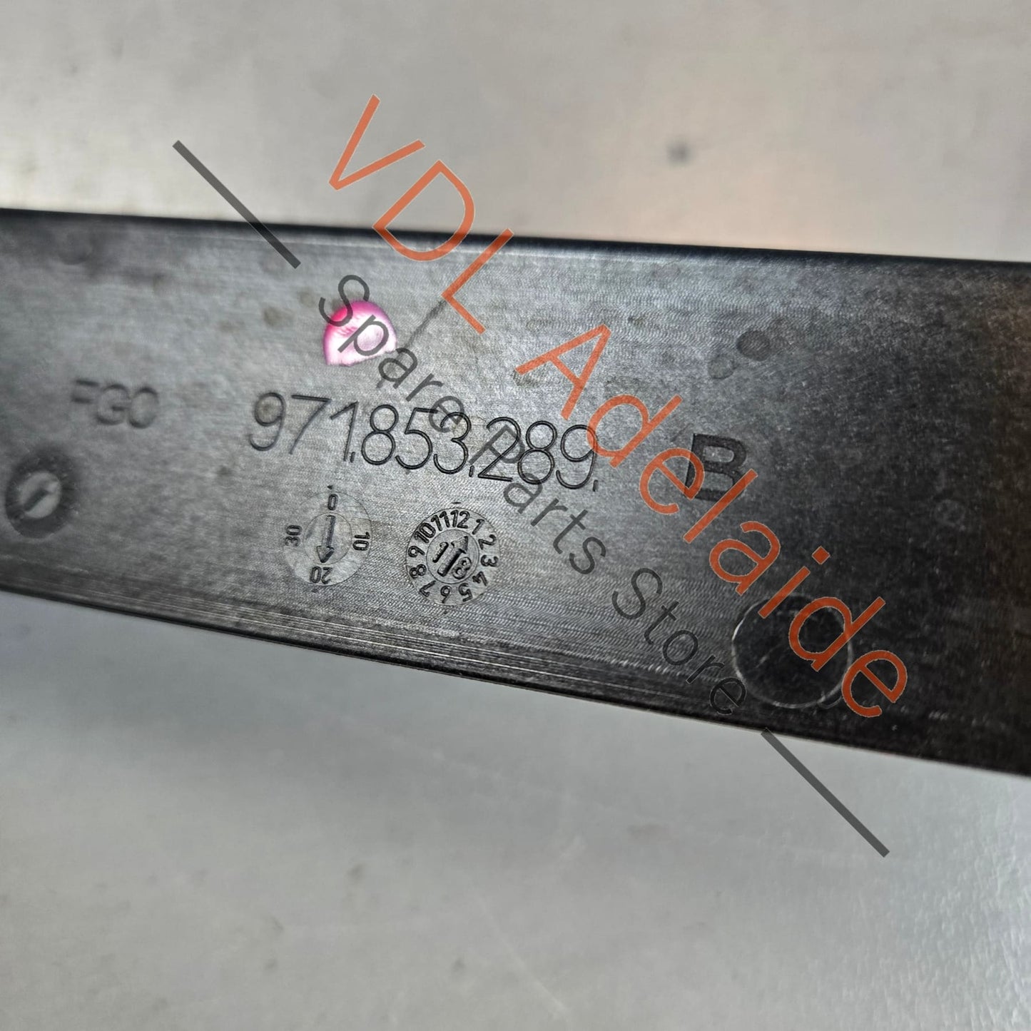 971853289    Porsche Panamera 971 Left Rear Door Exterior B Pillar Trim Gloss Black 971853289