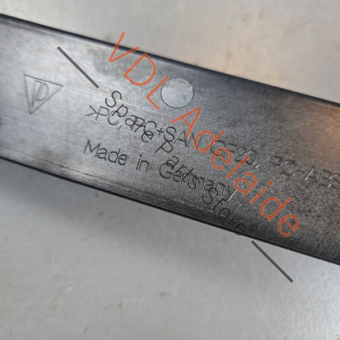 971853289    Porsche Panamera 971 Left Rear Door Exterior B Pillar Trim Gloss Black 971853289