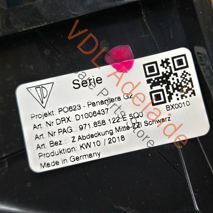 971858122E5Q0 971858122E   Porsche Panamera 971 Sport Chrono Centre Dashboard Clock Trim 971858122E 5Q0