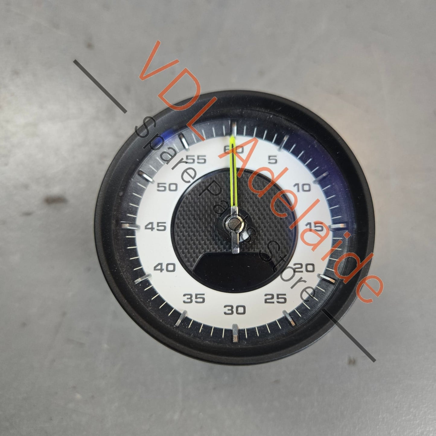 971919203L6N3    Porsche Chrono Clock for Launch Control Acid Green Matt Black 971919203L 6K3