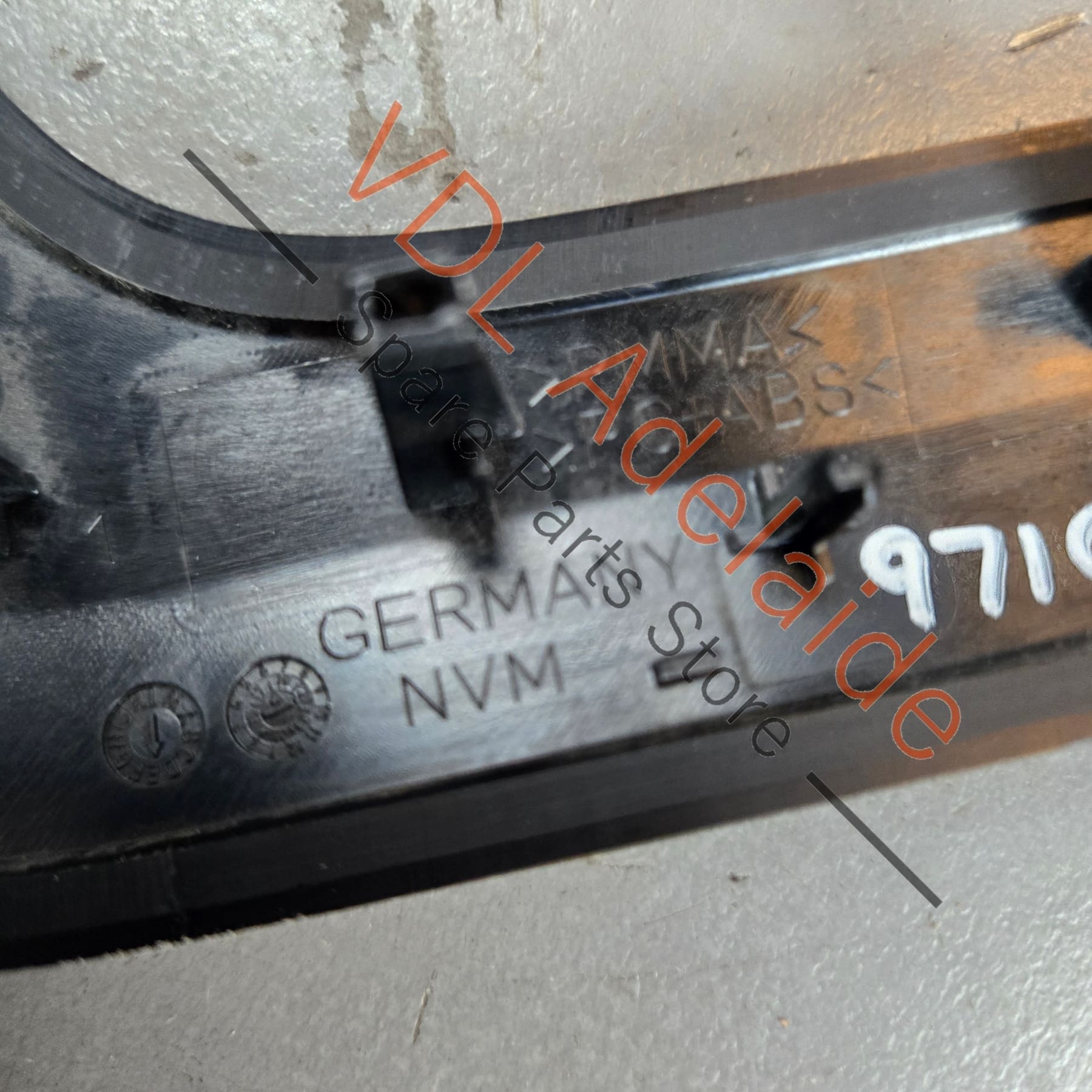 971898406 971898406OV3   Porsche Panamera 971 Drivers Side Dash Molding Trim for RHD Gloss Black 971898406 OV3