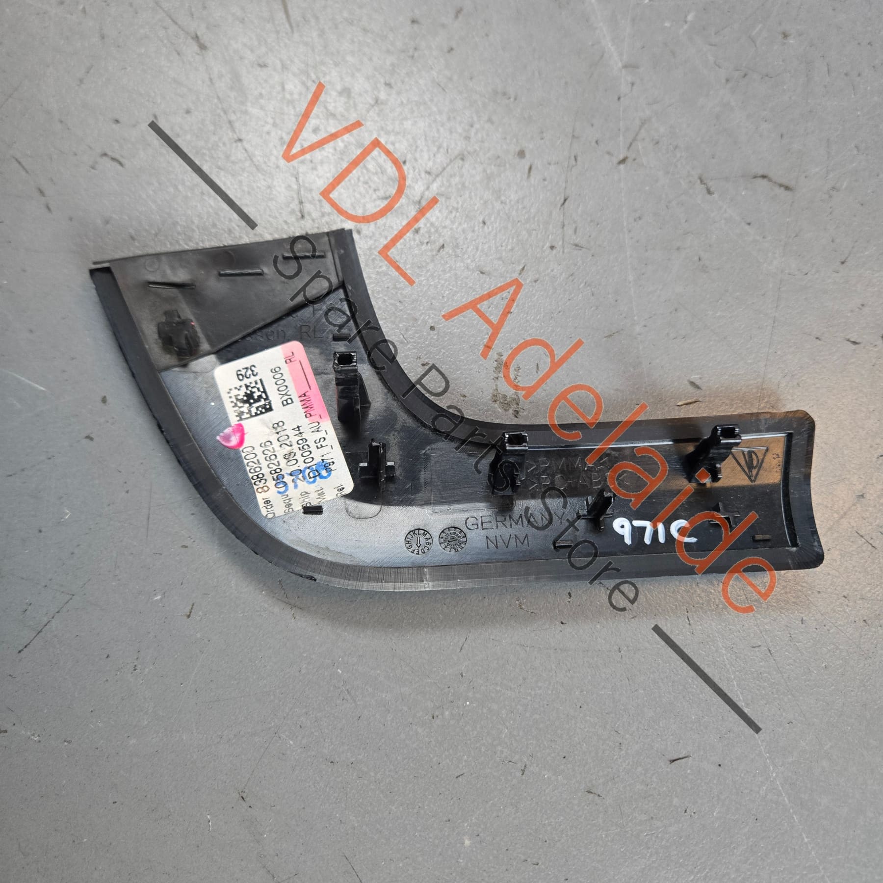 971898406 971898406OV3   Porsche Panamera 971 Drivers Side Dash Molding Trim for RHD Gloss Black 971898406 OV3