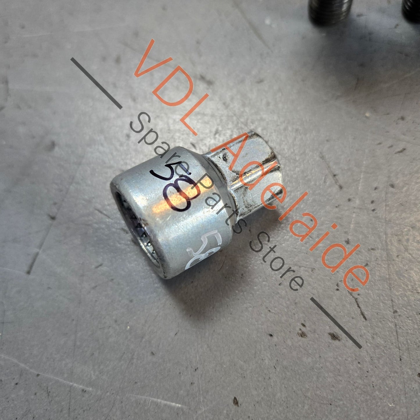 971698030B    Porsche Audi VW Wheel Bolt Lock Nut Set 49mm Anti Theft 971698030B With Key