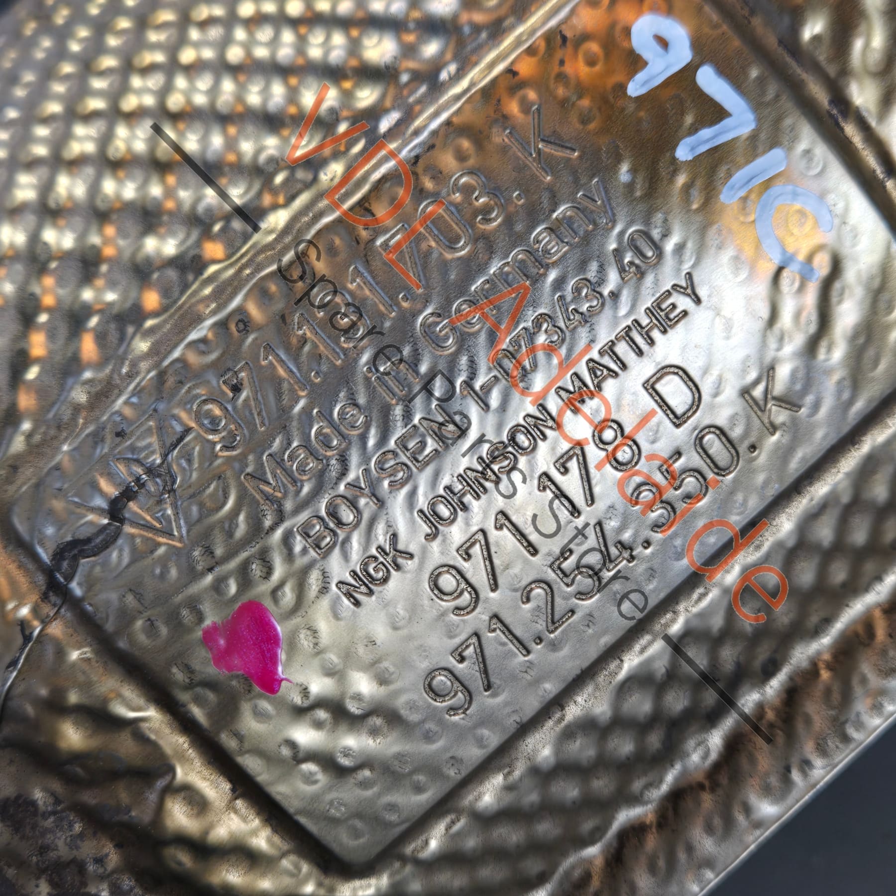 9A7254300D 971254300K 9A7254350D 971254350K Porsche Catalytic Converter Set for 2.9L V6 9A7254300D 9A7254350D