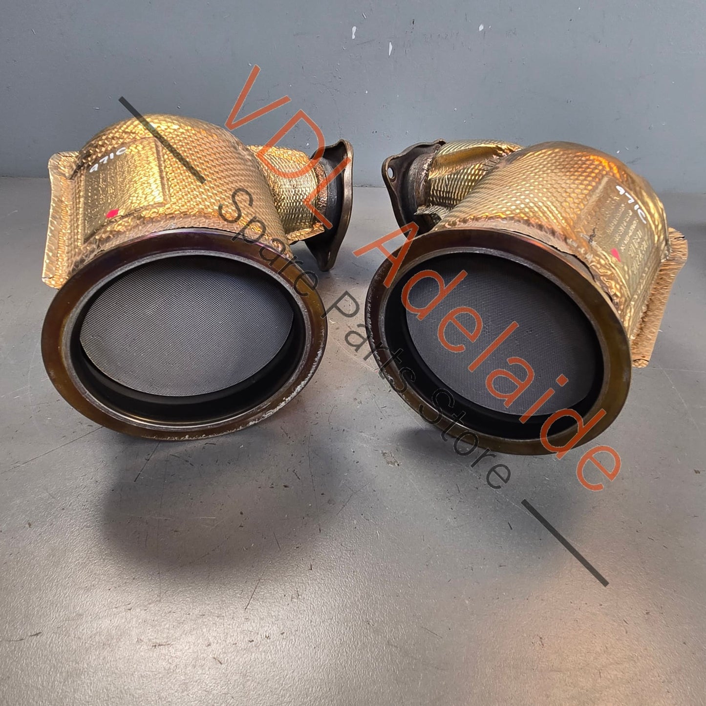 9A7254300D 971254300K 9A7254350D 971254350K Porsche Catalytic Converter Set for 2.9L V6 9A7254300D 9A7254350D