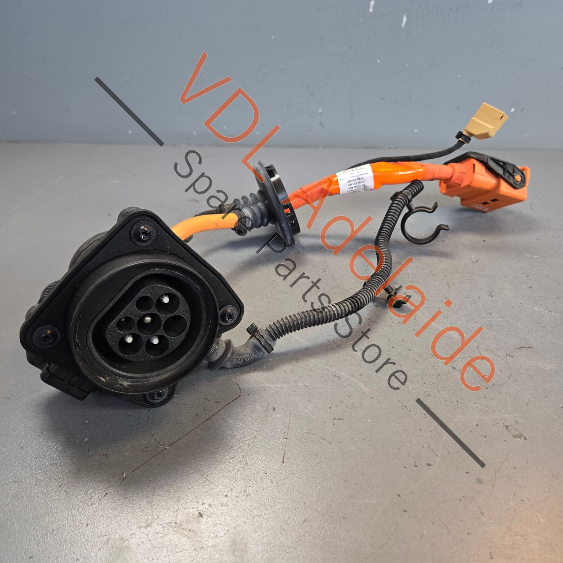 971971676AS 971971676L 7PP915651  Porsche Panamera 7.2kw Hybrid Charging Socket Wire Cable & Plug 971971676AS 7PP915651