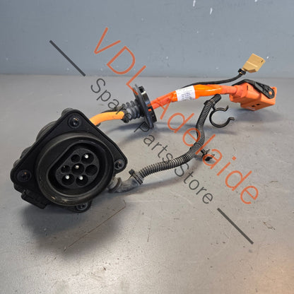 971971676AS 971971676L 7PP915651  Porsche Panamera 7.2kw Hybrid Charging Socket Wire Cable & Plug 971971676AS 7PP915651