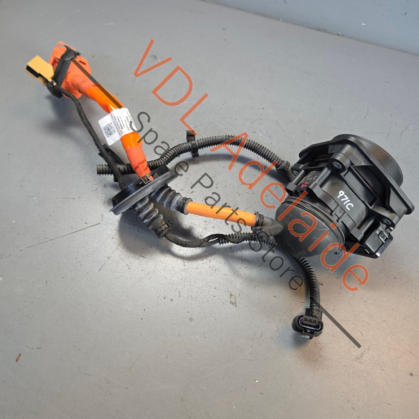 971971676AS 971971676L 7PP915651  Porsche Panamera 7.2kw Hybrid Charging Socket Wire Cable & Plug 971971676AS 7PP915651