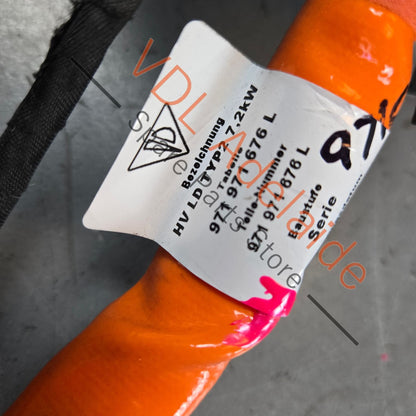 971971676AS 971971676L 7PP915651  Porsche Panamera 7.2kw Hybrid Charging Socket Wire Cable & Plug 971971676AS 7PP915651