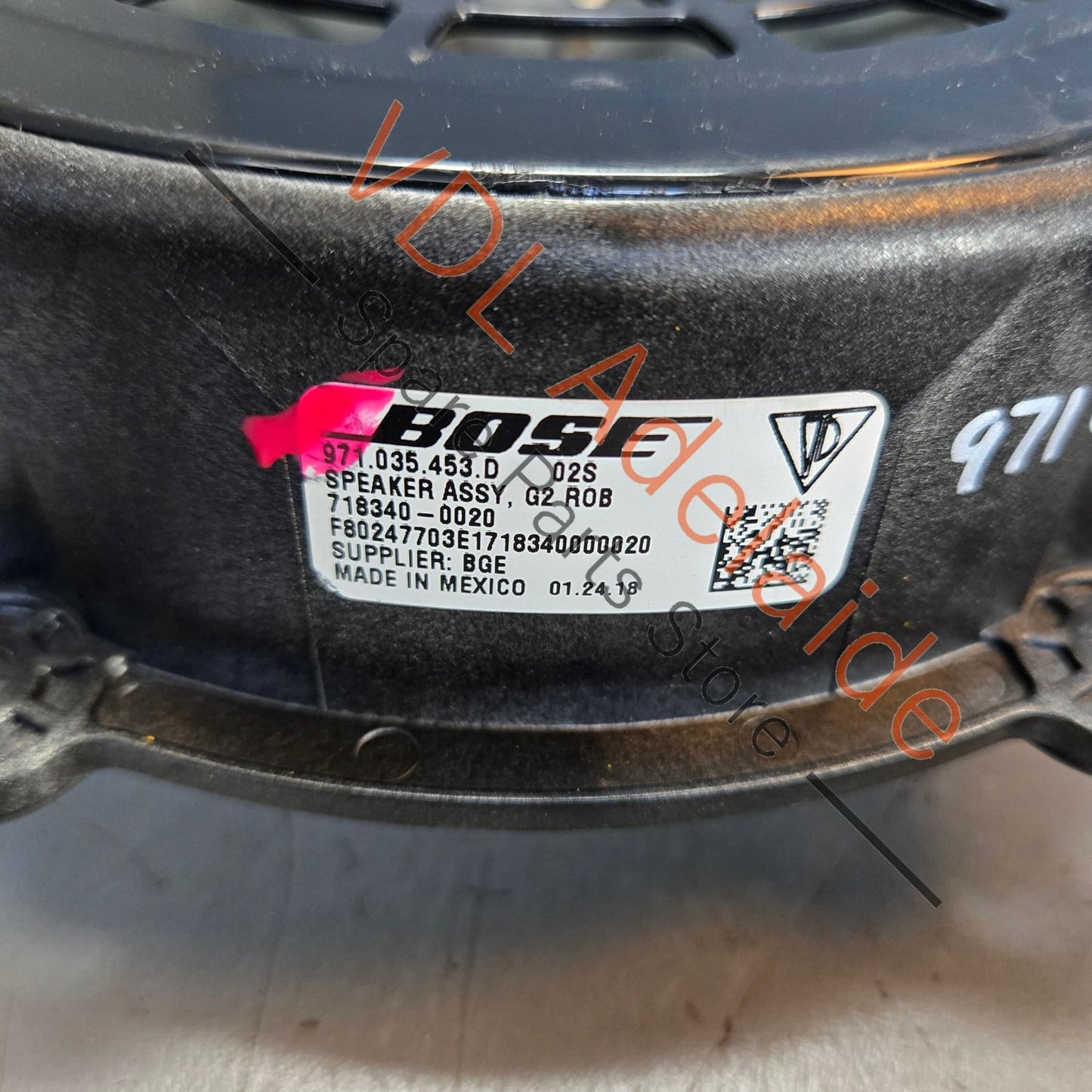 971035481F   Porsche 10x BOSE Speaker Set from Panamera Incl Bass Mid & Treble Audio