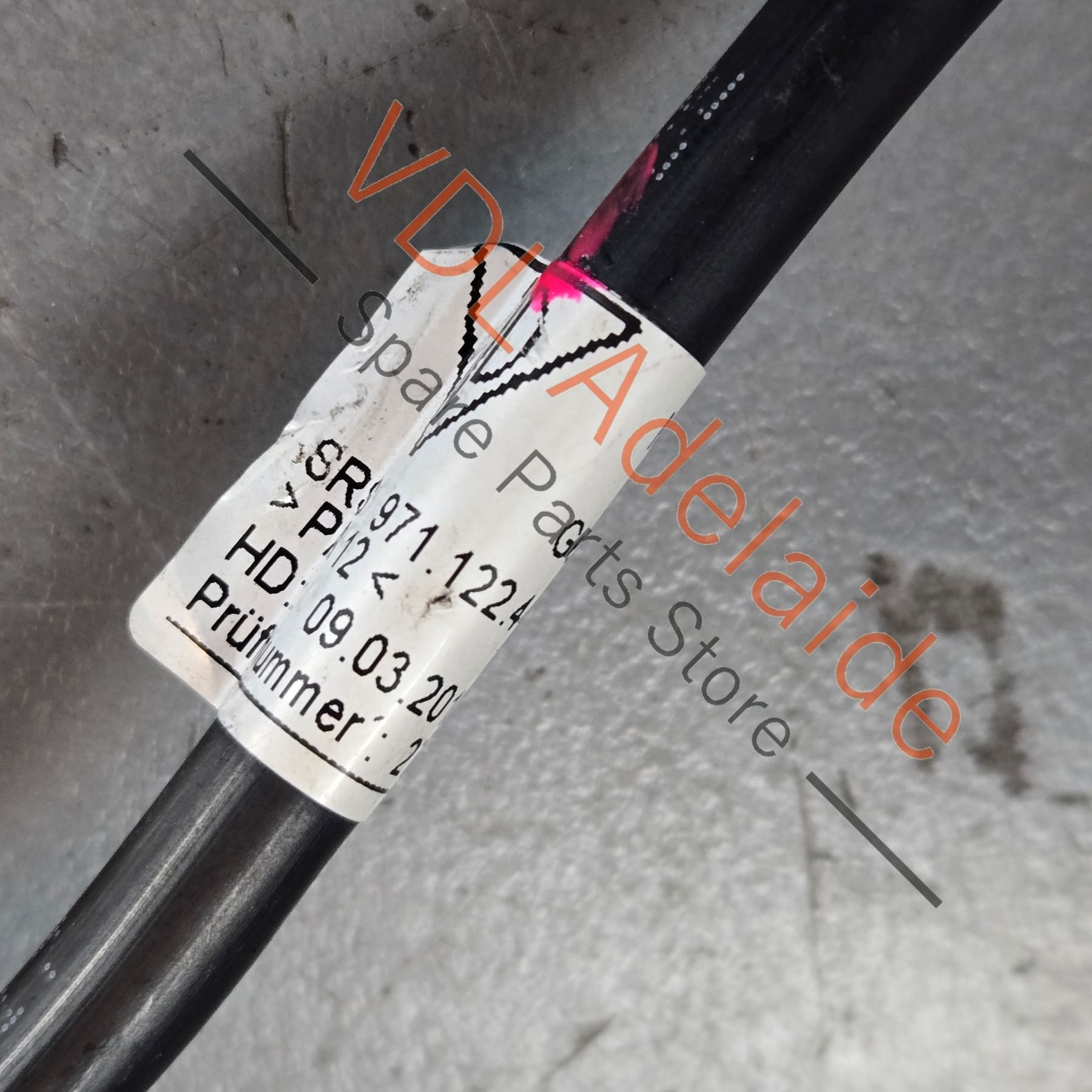 971122447K   2017-2020 Porsche Panamera 3.0L Coolant Reservoir Breather Vent Pipe Hose 971122447K