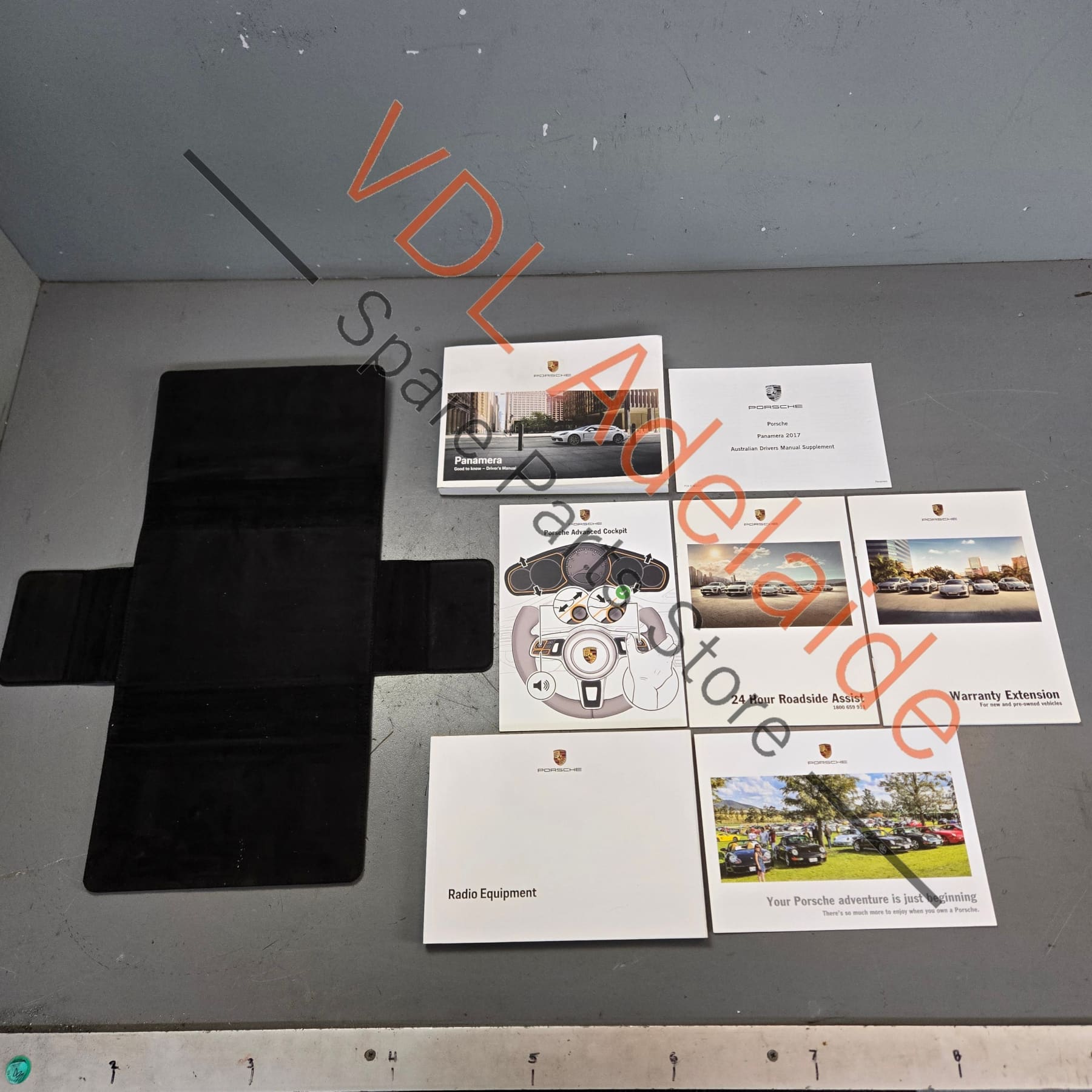    Porsche Panamera 971 Set of owners manuals books with storage pouch