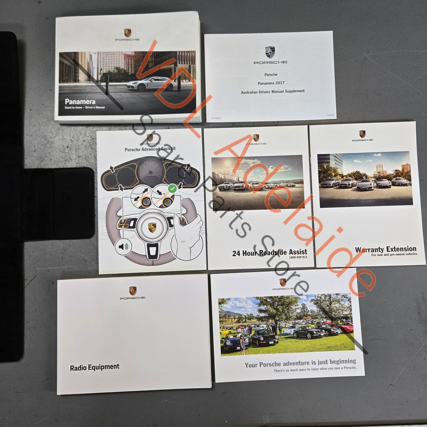    Porsche Panamera 971 Set of owners manuals books with storage pouch