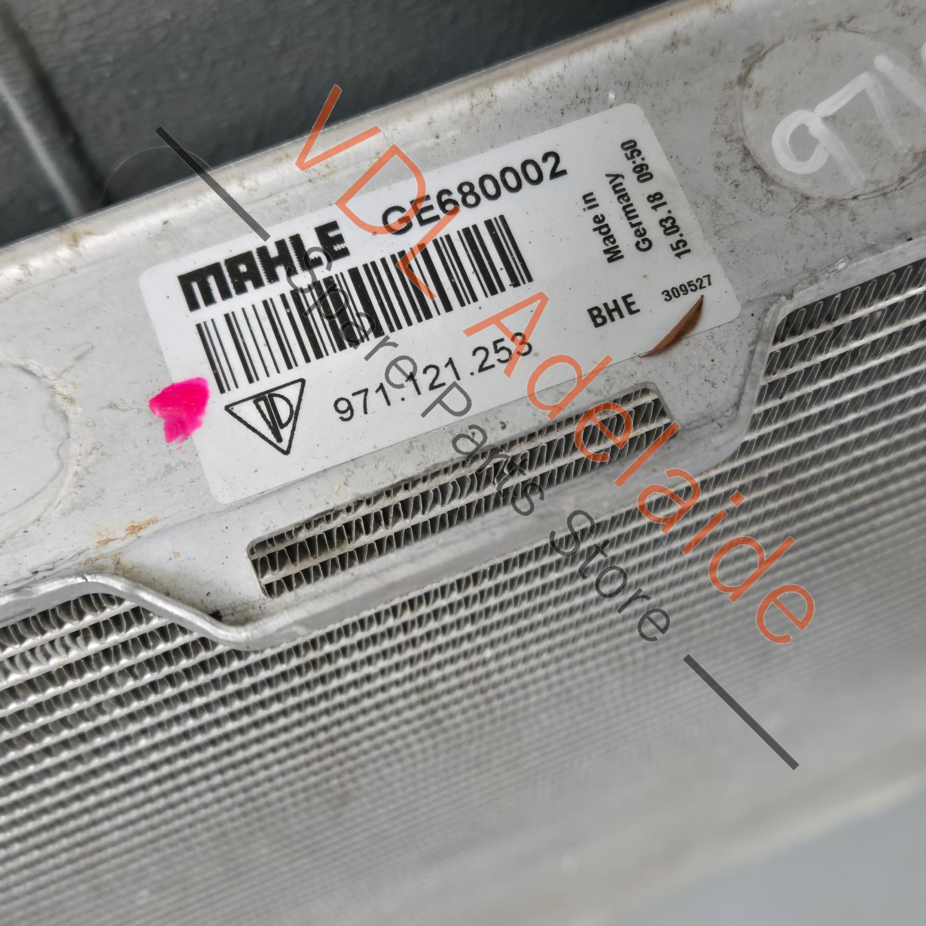 PAE121253 9A712125300  Genuine Porsche Panamera 971 Radiator PAE121253