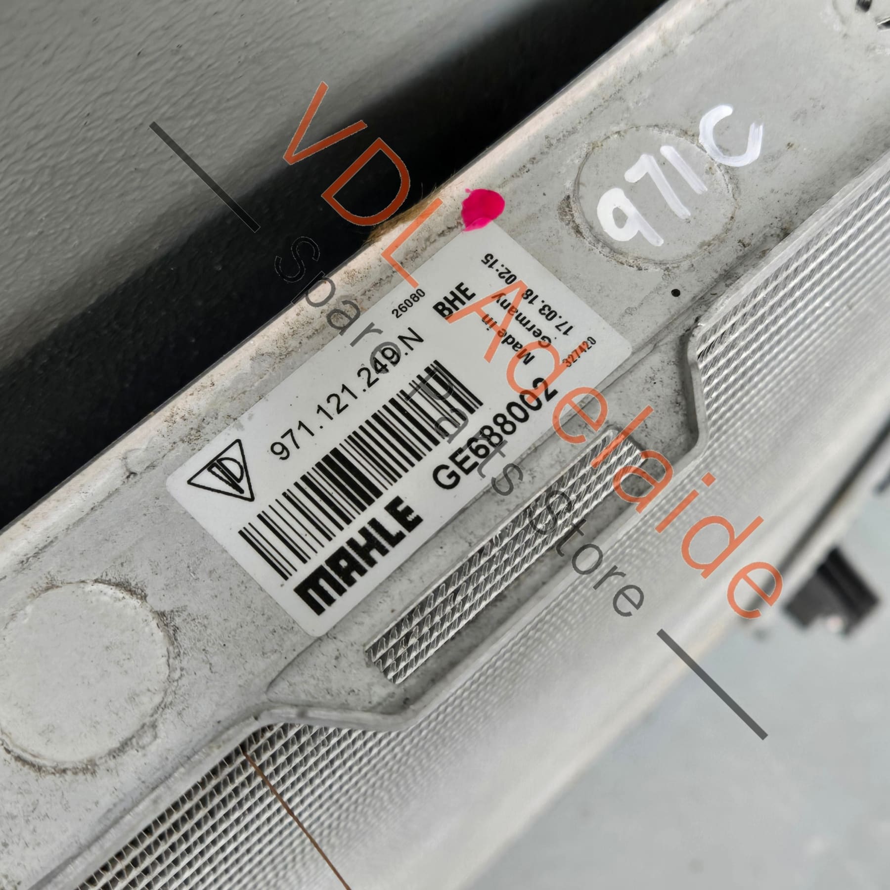 PAE121253 9A712125300  Genuine Porsche Panamera 971 Radiator PAE121253