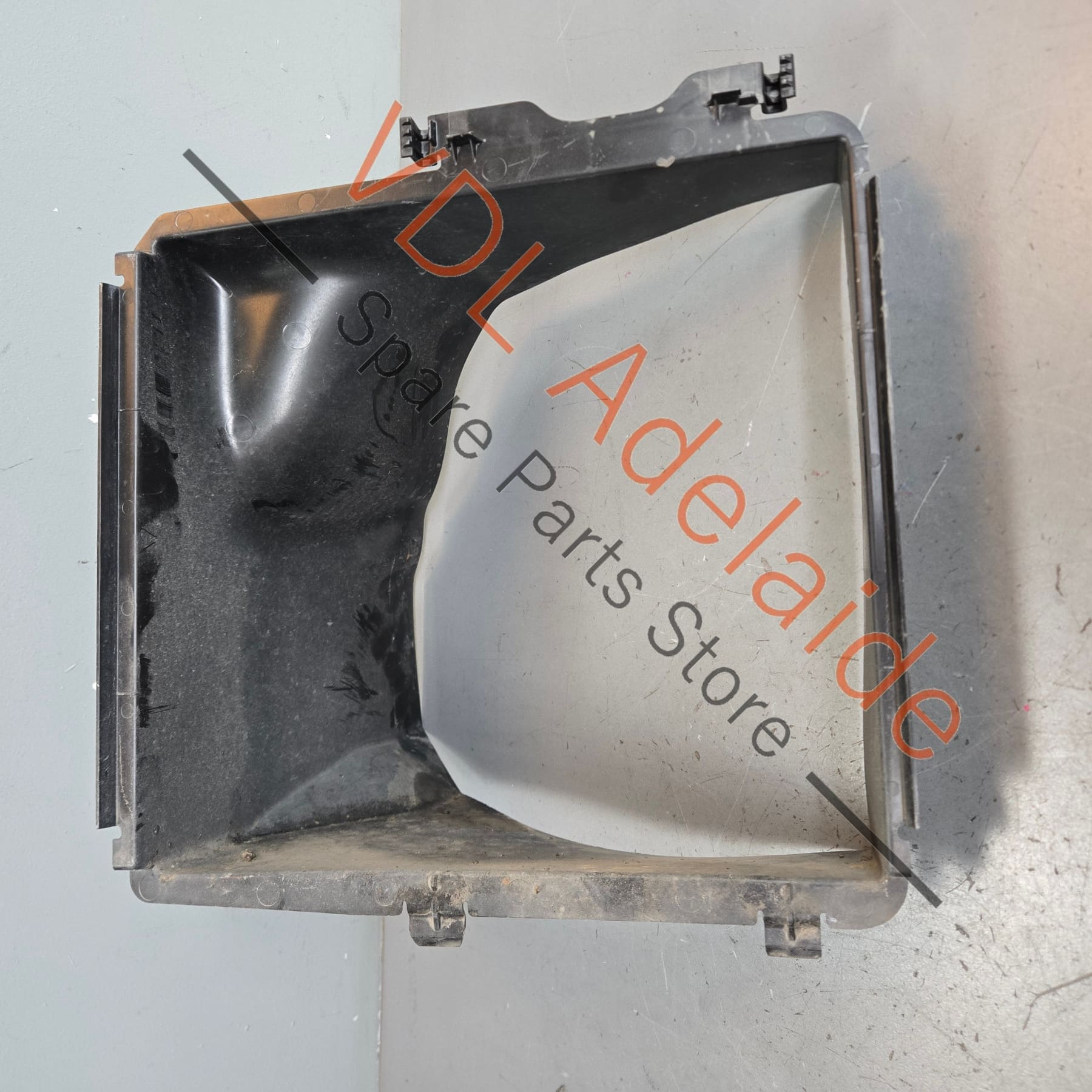 971121673   Porsche Panamera 971 Front Left Intercooler Radiator Air Guide Rear 971121673