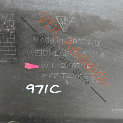 971121673   Porsche Panamera 971 Front Left Intercooler Radiator Air Guide Rear 971121673