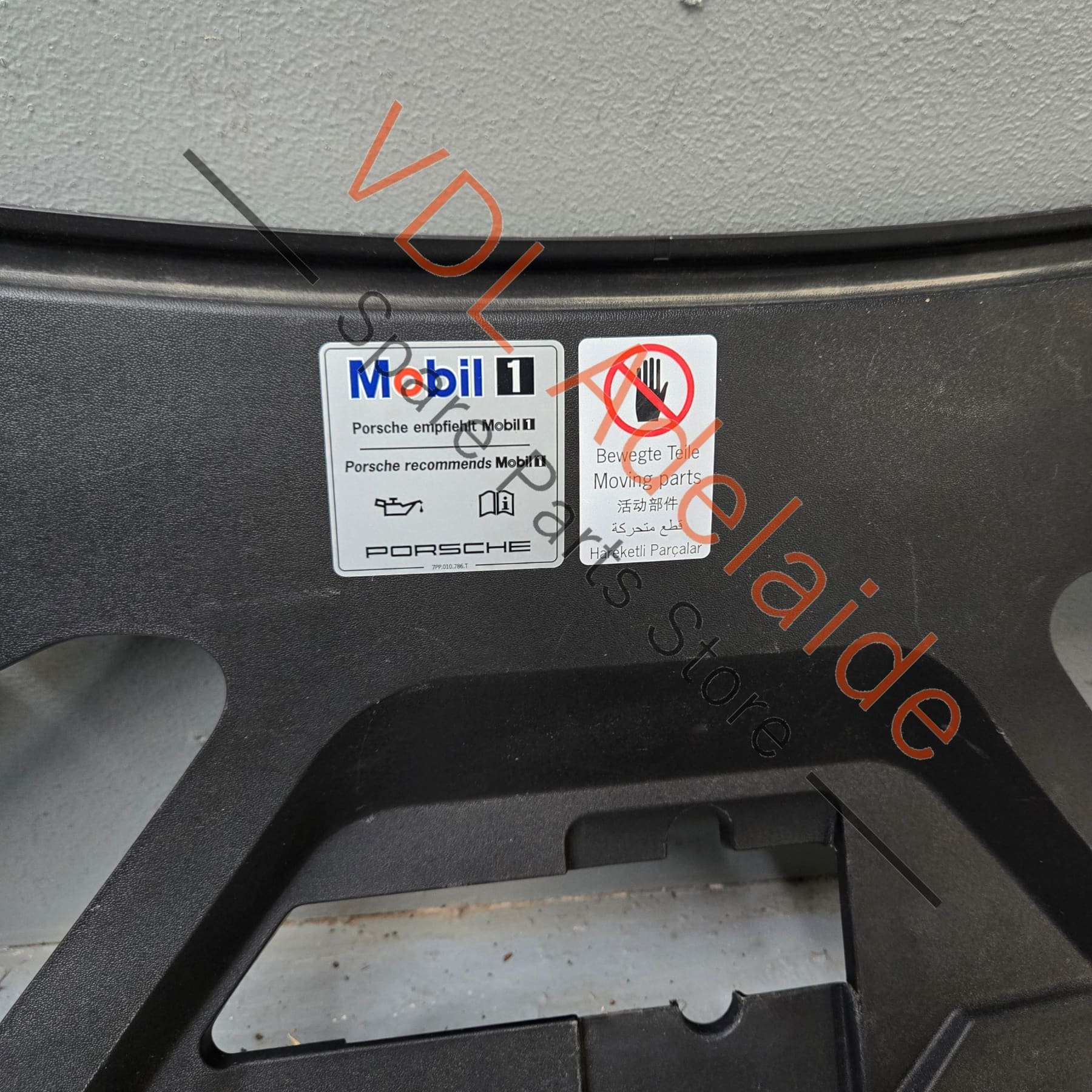 971805806HOK1 971805806  Porsche Panamera 971 Front Bumper Engine Radiator Cover Panel Trim 971805806H OK1