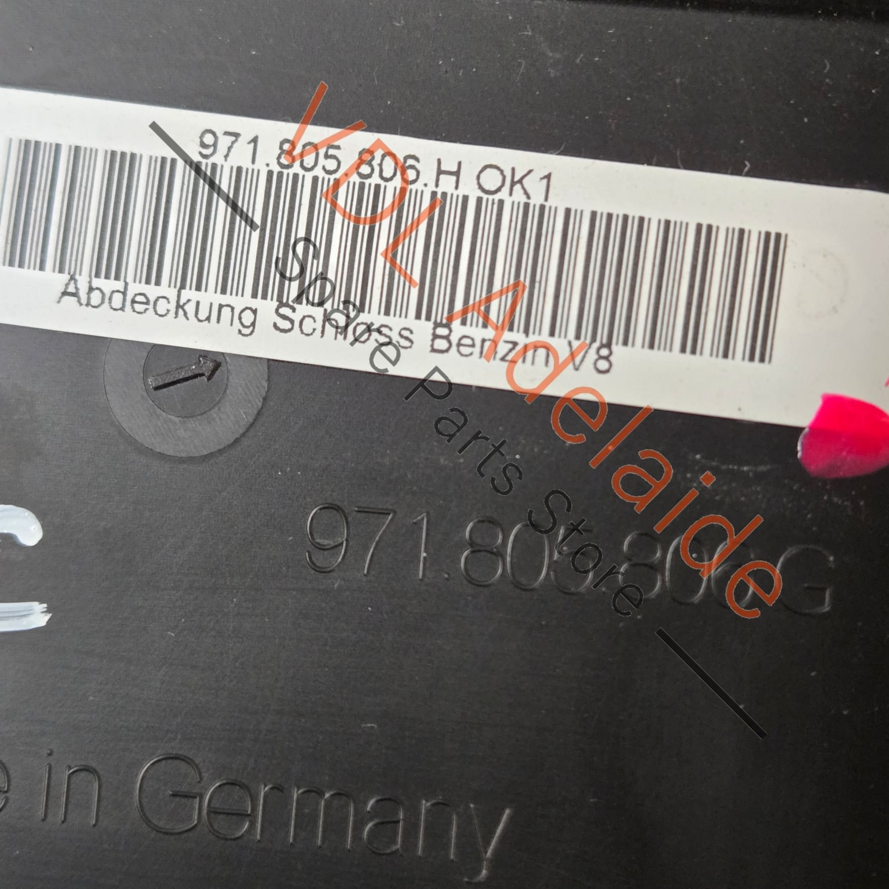 971805806HOK1 971805806  Porsche Panamera 971 Front Bumper Engine Radiator Cover Panel Trim 971805806H OK1