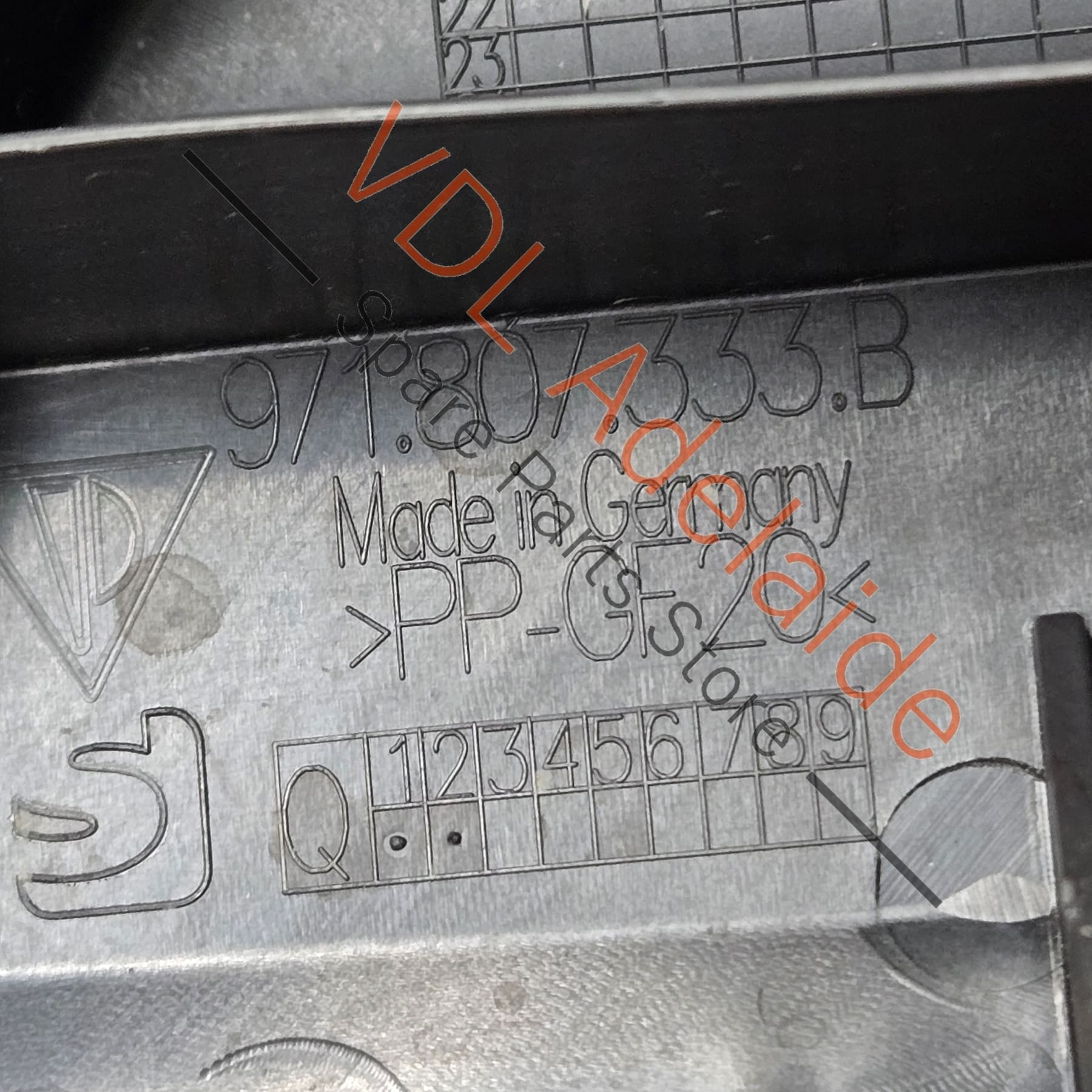 971803821B   Porsche Panamera 971 Front Lower Bumper Support Bracket 971803821B