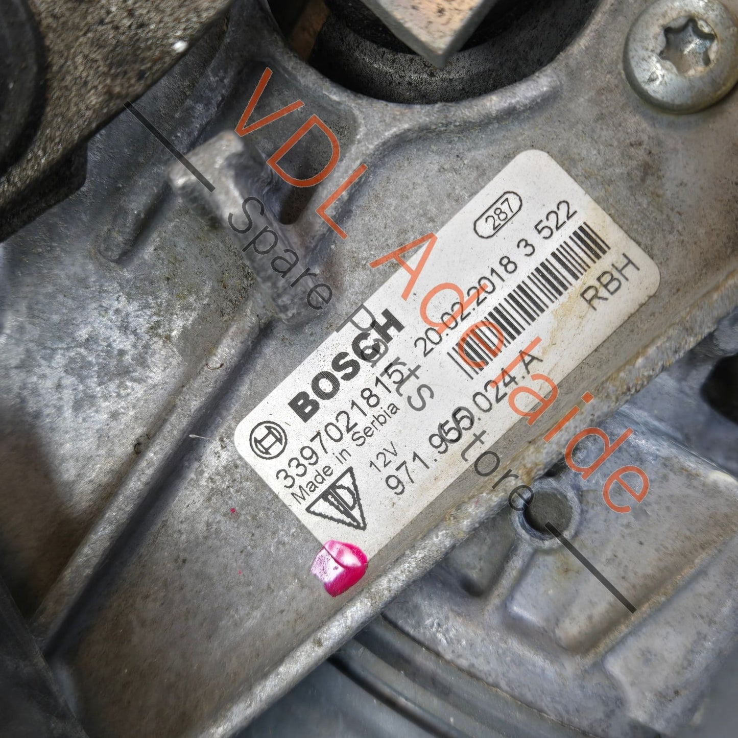 971955024A   Porsche Panamera 971 Windscreen Wiper Motor RHD 971955024A