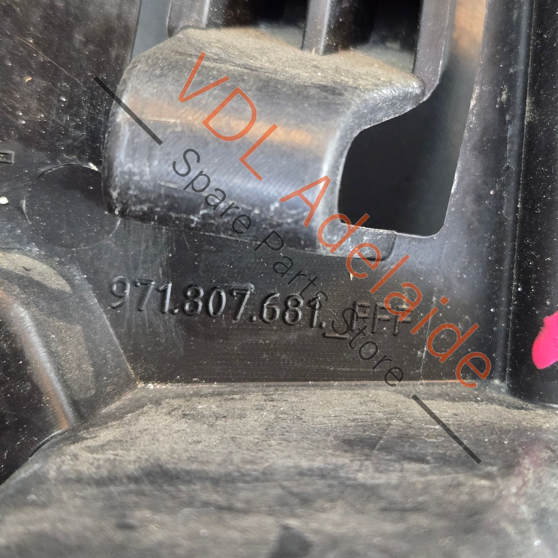 971807681   Porsche Panamera 971 Front Bumper Left side Bracket for Grille 971807681