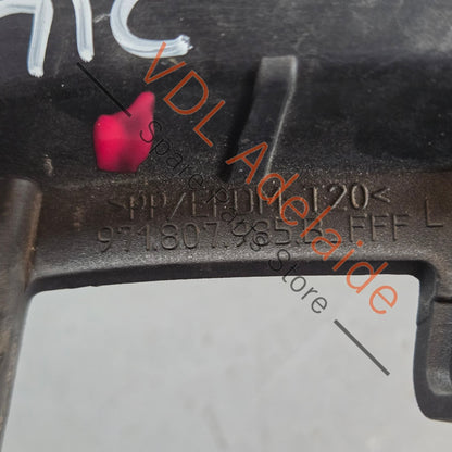 971807985B   Porsche Panamera 971 Front Left Bumper Radar Bracket Trim 971807985B